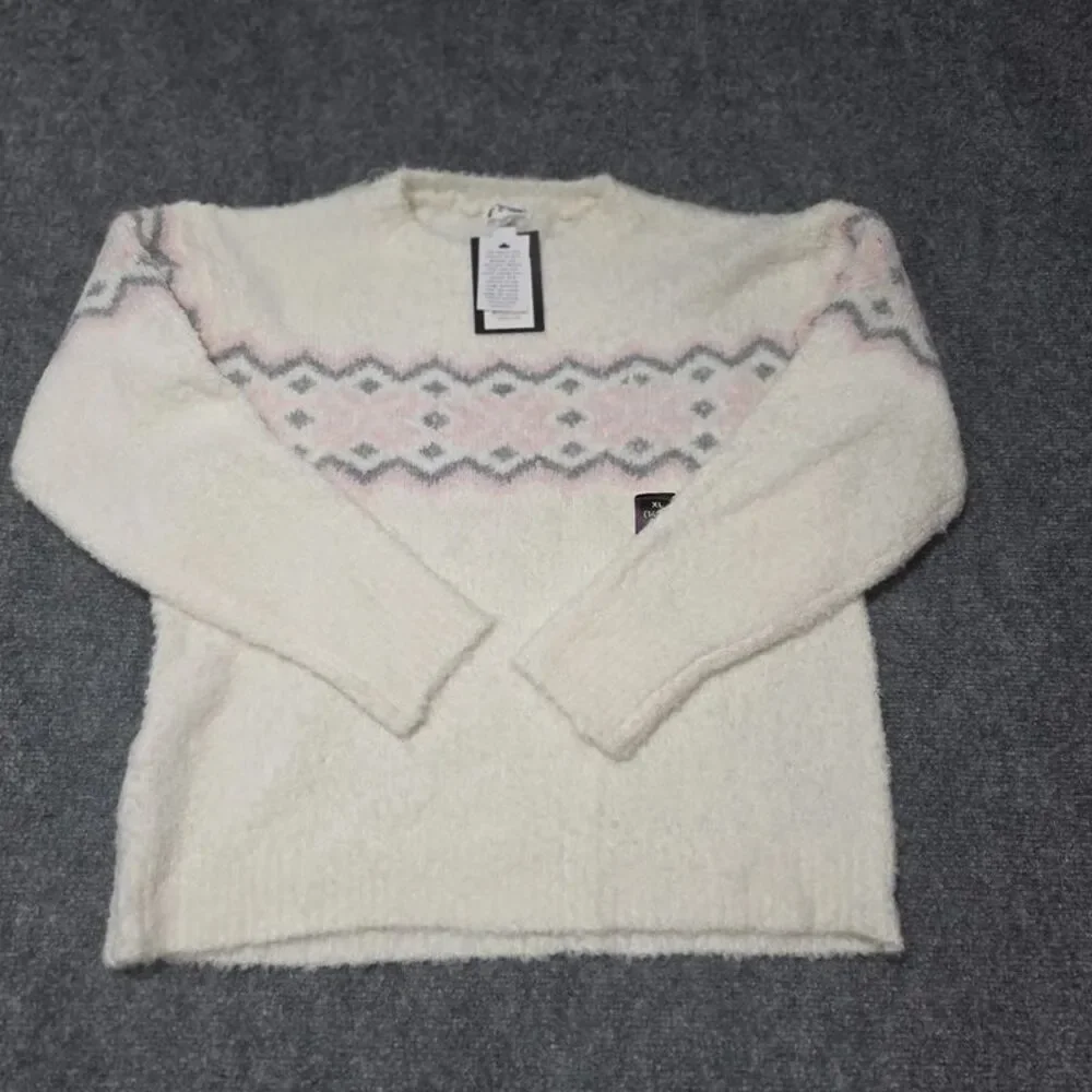 XL 14 Girls Fuzzy knit sweater